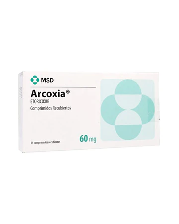 Arcoxia 60 mg X14 Comprimidos