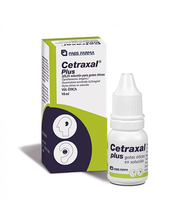 Cetraxal Plus X10Ml Solución Otica