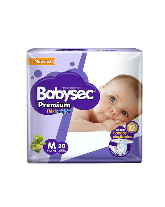 Babysec Pañal Premium M X20 Unidades
