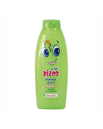 Simonds Smile 2 En 1 Rizos Piña Apple X400Ml Shampoo