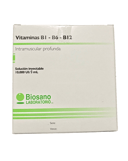 Vitamina B1-B6-B12 10.000Ui/3Ml X1 Ampolla
