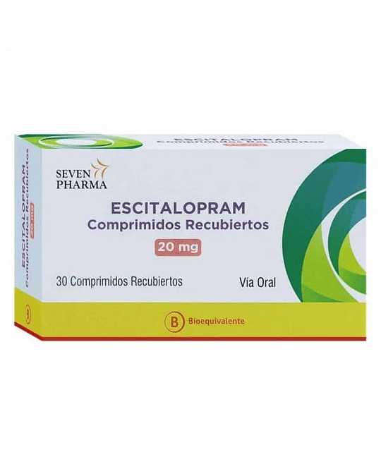 Escitalopram 20 mg X30 Comprimidos