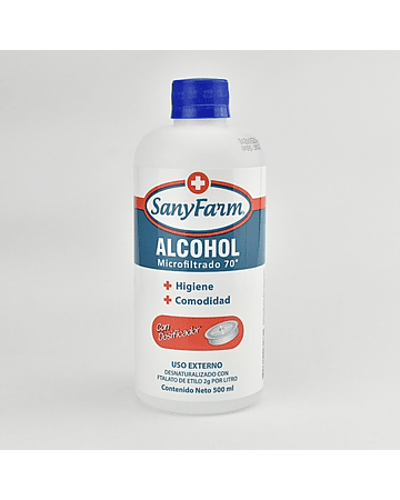 Sanyfarm Alcohol Microfiltrado 70% X1000Ml