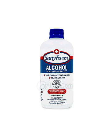 Sanyfarm Alcohol Microfiltrado 70% X500Ml