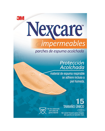 Nexcare Parche Acolchado Tamaño Unico X 15