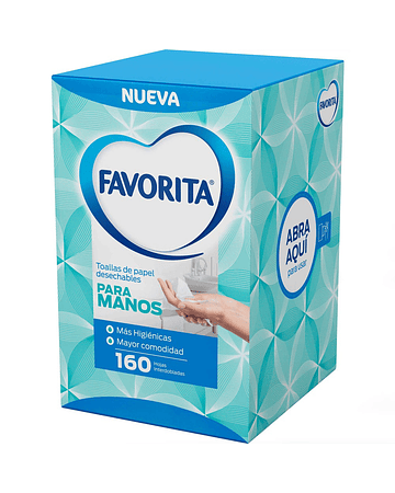 Favorita Toalla De Manos X160 Unidades