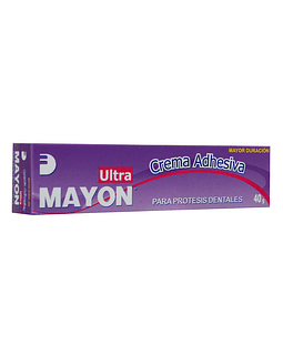 Ultra Mayon X40Gr Crema Adhesiva Para Prótesis