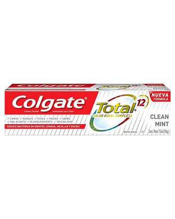 Colgate Total 12 Clean Mint X75Gr Crema Dental