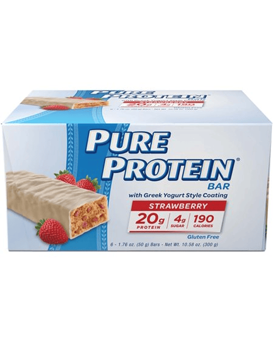 Pure Protein Bar Strawberry Greek Yogurt 50Gr X6 Pack