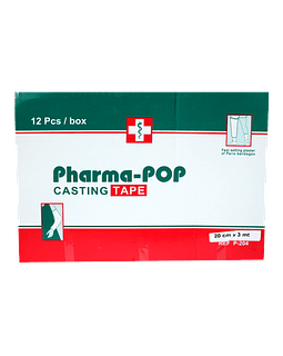 Pharma Pop Venda De Yeso 20Cm 3Mts X12 Unidades