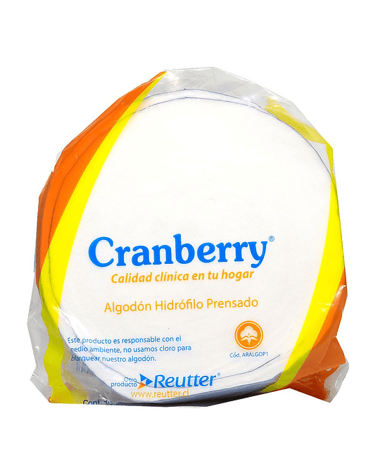 Cramberry Algodón Prensado X100Gr