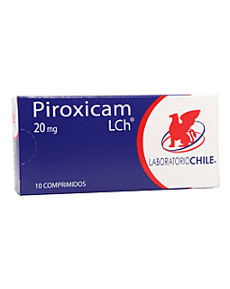 Piroxicam 20 mg  X10 Comprimidos