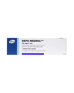 Depo-Medrol 40Mg/1Ml  X1 Jeringa Prellenada