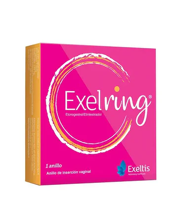 Exelring anillo vaginal 120Mcg/15mcg  X1 unidad
