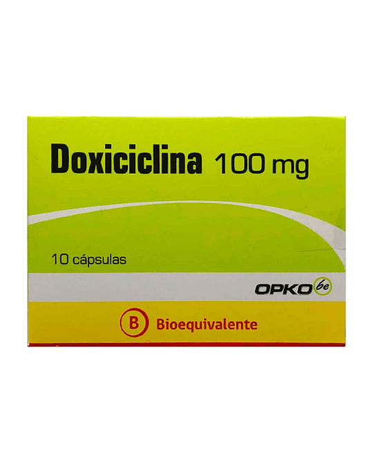 Doxiciclina 100 mg  X10 Cápsulas