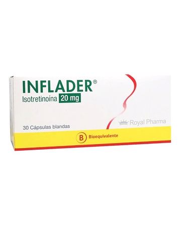 Inflader 20mg  X30 cápsulas blandas