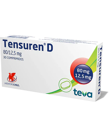 Tensuren D 80/12,5 mg  X30 comprimidos