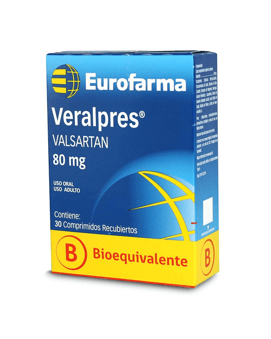 Veralpres 80 mg  X30 Comprimidos