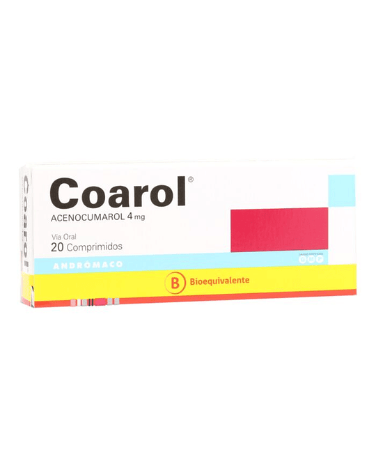 Coarol 4Mg  X20 Comprimidos