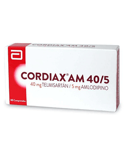 Cordiax Am 40 mg/5 mg  X30 Comprimidos