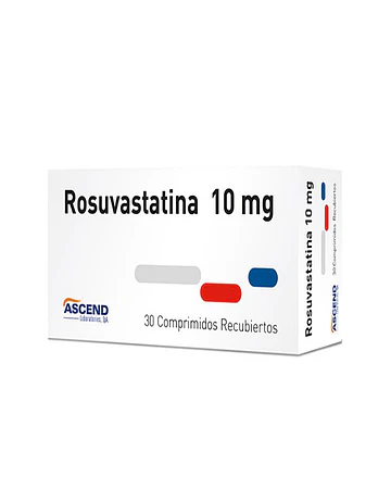 Rosuvastatina 10 mg  X30 Comprimidos