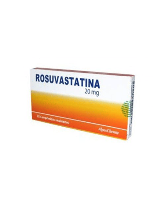 Rosuvastatina 20 mg  X28 Comprimidos
