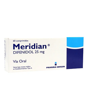 Meridiam 25Mg X60 Comprimidos