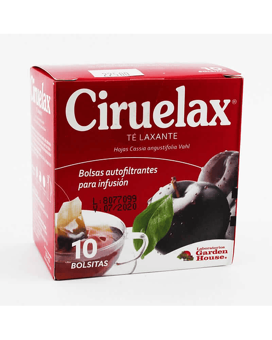 Ciruelax Té 1500 mg  X10 Sobres