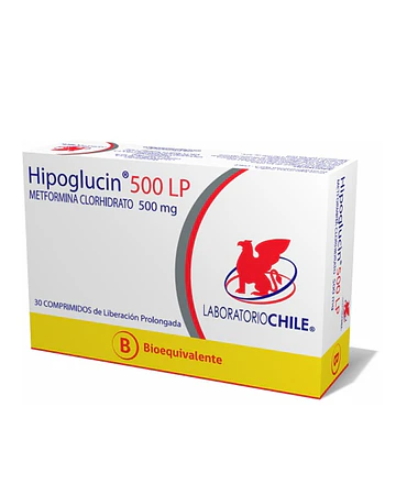 Hipoglucin 500 Lp 500 mg  X60 Comprimidos De Liberación Prolongada