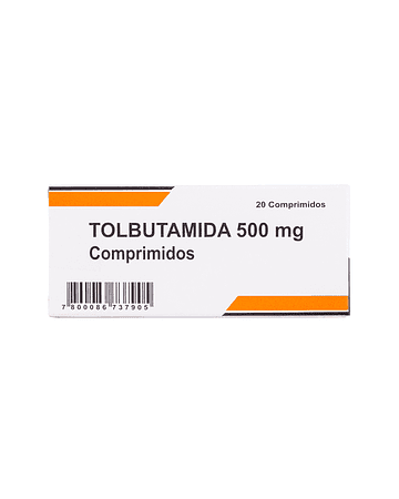 Tolbutamida 500 mg  X20 Comprimidos