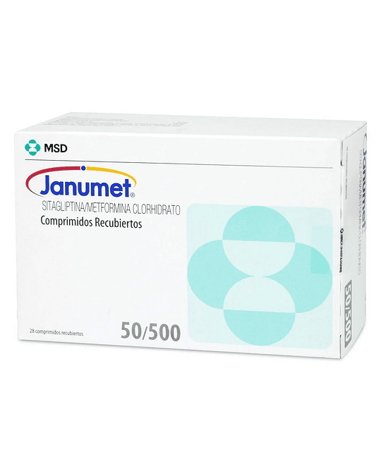 Janumet 50 mg/500 mg  X28 comprimidos