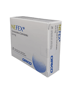 Nefex 0,4Mg  X30 Cápsulas Con Gránulos De Liberación Prolongada