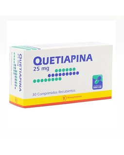 Quetiapina 25 mg  X30 Comprimidos