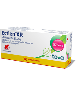 Ectien Xr 37,5 mg  X30 Cápsulas Con Microgránulos De Liberación Prolongada