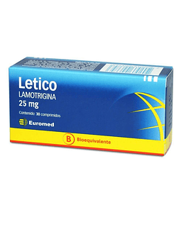 Letico 25 mg  X30 Comprimidos