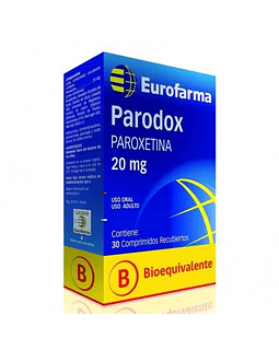 Parodox 20 mg  X30 Comprimidos