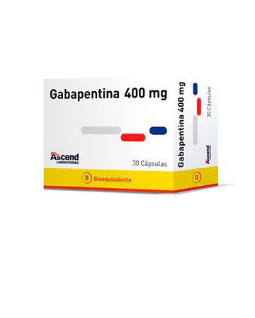 Gabapentina 400 mg  X30 Cápsulas
