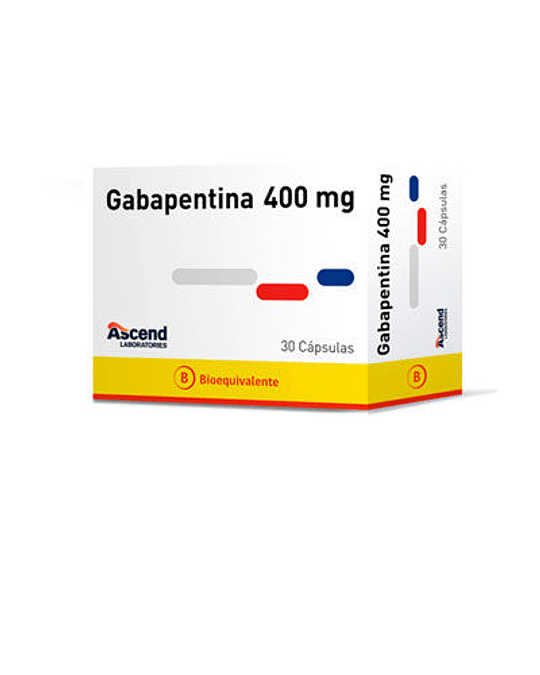 Gabapentina 400 mg  X30 Cápsulas