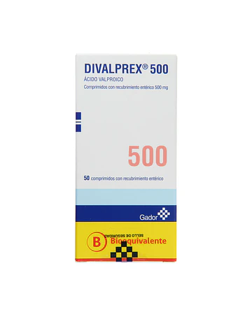 Divalprex 500 mg  X50 Comprimidos