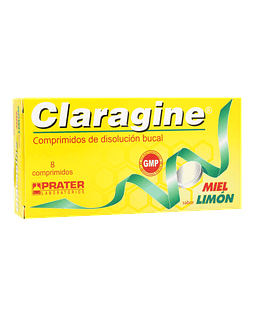 Claragine Miel/Limón X8 Comprimidos