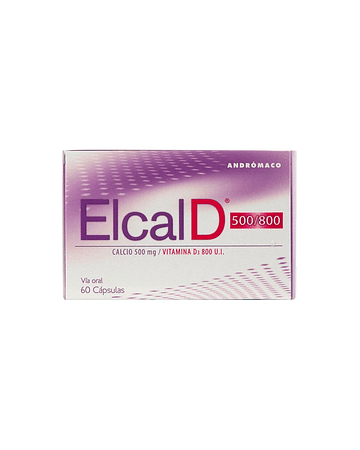 Elcal-D 500/800 X60 Comprimidos