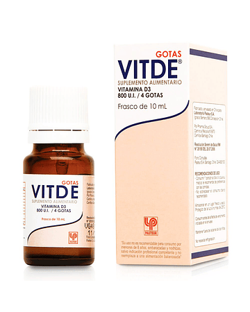 Vitde 800Ui X10Ml Solución Oral Para Gotas