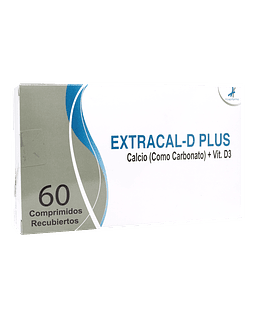 Extracal-D Plus 500/400Mg X60 Comprimidos