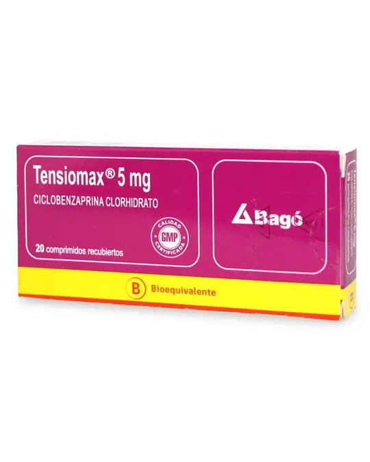 Tensiomax 5 mg  X20 Comprimidos