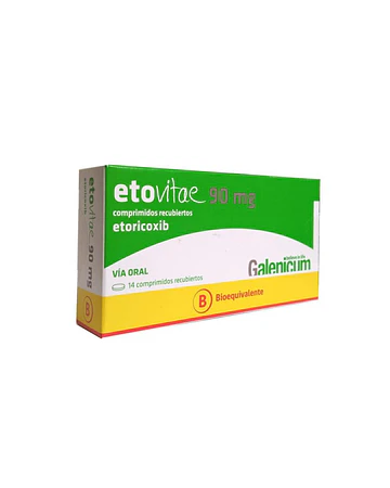 Etovitae 90 mg  X14 Comprimidos