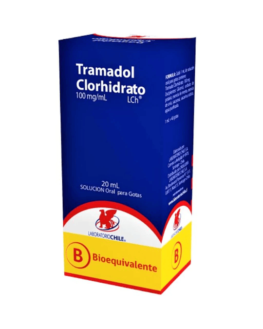 Tramadol Clorhidrato 100 mg/Ml  X20Ml Gotas
