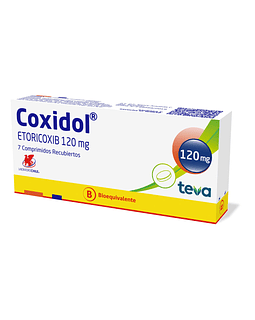 Coxidol 120 mg  X7 Comprimidos