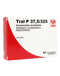 Tral P 37,5 mg/325 mg  X30 Comprimidos