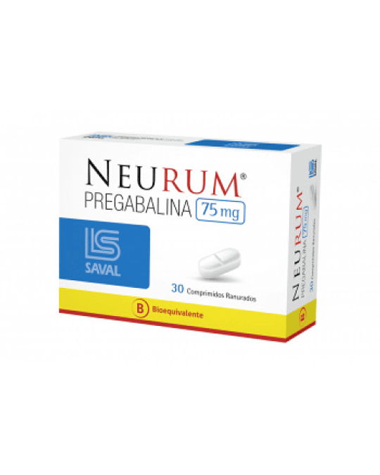 Neurum 75 mg  X30 Cápsulas
