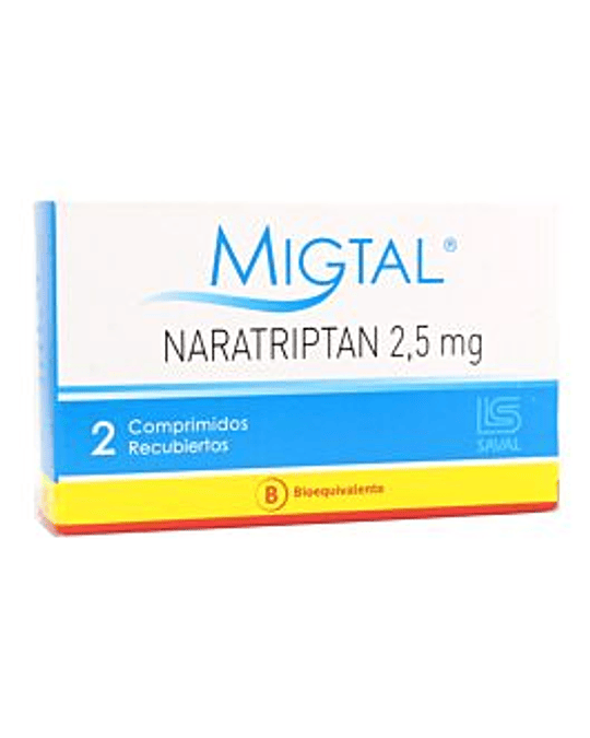 Migtal 2,5 mg  X2 Comprimidos